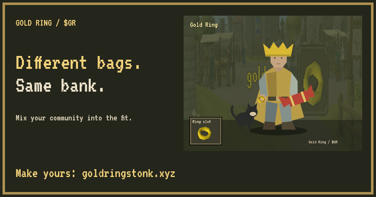 An example created with Gold Ring’s Mainland Wardrobe