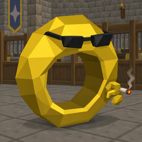 Gold ring, bankstanding